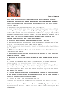 CV Beatriz Zoppolo