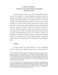 El ángel encarnado. Elementos para una genealogía