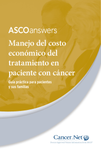 Manejo del costo económico del tratamiento en paciente con cáncer