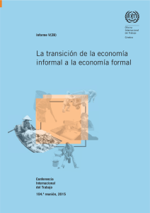 La transición de la economía informal a la economía formal