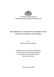 Seguimiento de lanzamiento de un producto para afeitar en 4