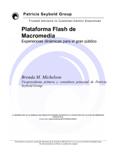 Plataforma Flash de Macromedia