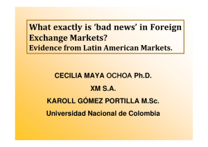 Maya y Gómez 2008 - What Exactly is Bad News in FX Markets