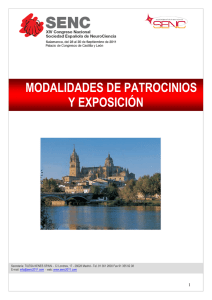 Manual de modalidades de exposición y patrocinios