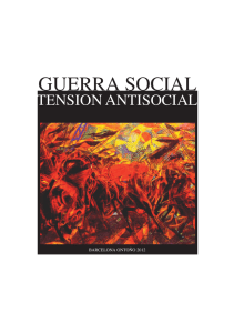 Guerra Social, Tensión Antisocial - josepgardenyes