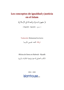 Los conceptos de igualdad y justicia en el Islam PDF