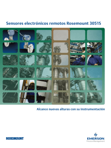 Sensores electrónicos remotos Rosemount 3051S