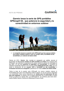 Garmin lanza la serie GPSmap® 64, potencia la seguridad y la
