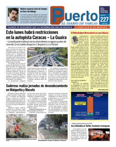 Este lunes habrá restricciones en la autopista Caracas – La Guaira