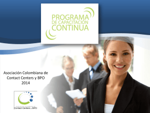 Asociación Colombiana de Contact Centers y BPO 2014