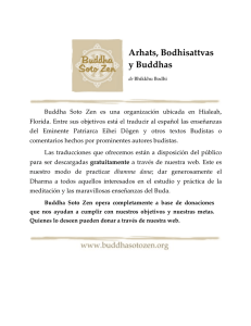 Arhats, Bodhisattvas y Buddhas - Comunidad Soto Zen de Colombia