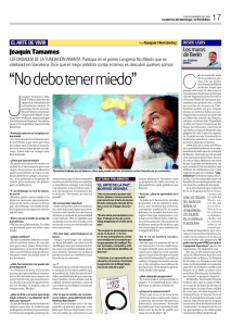 Entrevista EL Periodico