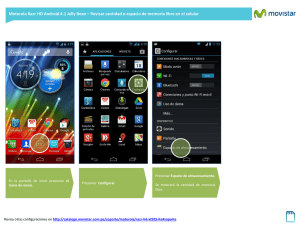 Motorola XT925 Razr HD - Revisar memoria libre en Android