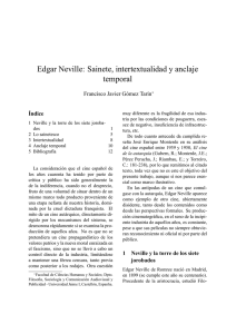 Edgar Neville: Sainete, intertextualidad y anclaje temporal