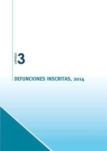 Defunciones Inscritas 2014