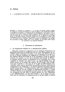 S. Martín-Retortillo. Conflictos jurisdiccionales. (J). RAP Núm. 34