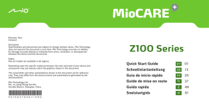 Z100 Series - MioCARE™ Home