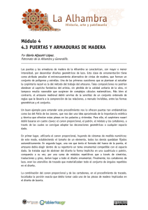 Módulo 4 4.3 PUERTAS Y ARMADURAS DE MADERA