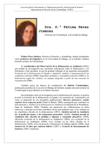 Dra. D.ª Fátima Pérez Jiménez