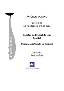 Barcelona 6 i 7 de Novembre de 2003