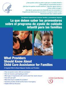 What Providers Should Know About Child Care Assistance for