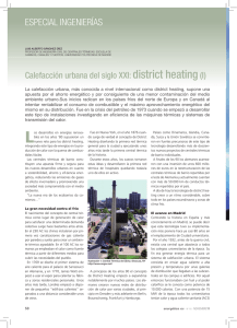 Calefacción urbana del siglo XXI: district heating