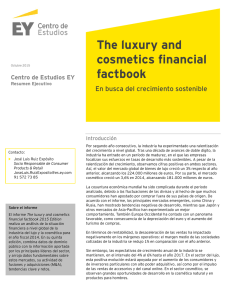 Resumen Ejecutivo - The luxury and cosmetics financial factbook