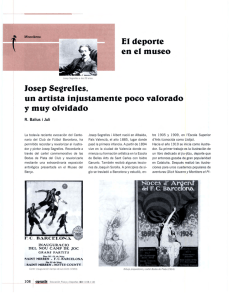 El deporte en el museo Josep Segrelles, un artista injustamente