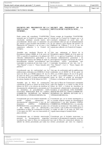 Decreto de Clasificación y Adjudicación.