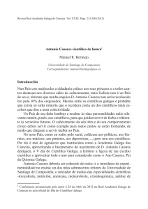 Antonio Casares científico de honra1 Manuel R. Bermejo