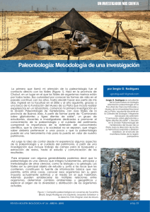 Paleontología: Metodología de una investigación