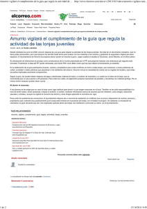 Amurrio vigilará el cumplimiento de la guía que regula la