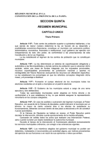 Extracto de la Constitución de La Pampa