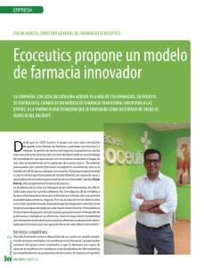 Ecoceutics propone un modelo de farmacia innovador