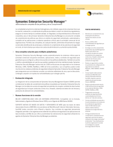 Symantec Enterprise Security Manager