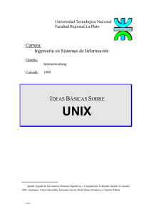 Ideas basicas sobre UNIX - UTN - FRLP