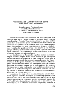 Tendencias de la traducción de obras francesas en el siglo XVIII