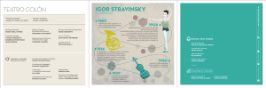 Programa de mano - Cielo Stravinski