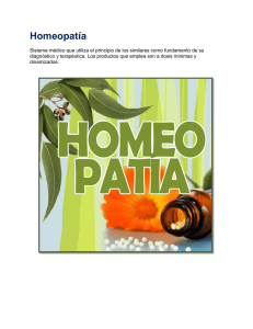 Homeopatía