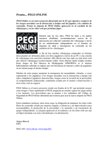 The PEGI Online (PO) project is best construed as a supplement to