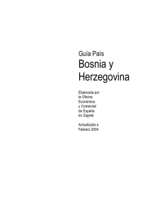 Bosnia y Herzegovina - Cámara de Comercio de Valencia