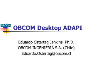 Desktop ADAPI - OBCOM INGENIERIA SA (Chile)