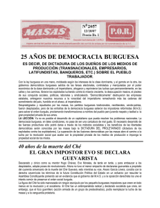 25 años de democracia burguesa