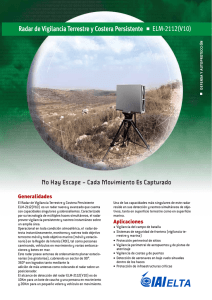 ELM-2112(V10) Radar de Vigilancia Terrestre y Costera Persistente
