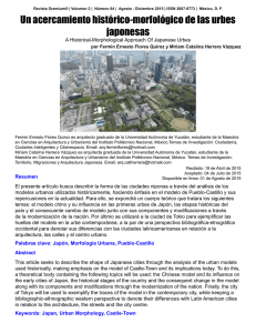 Un acercamiento histórico-morfológico de las urbes japonesas
