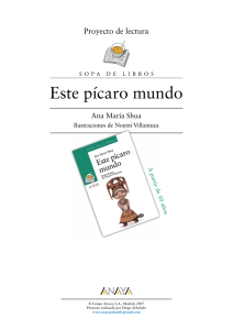 Este pícaro mundo. Proyecto de lectura