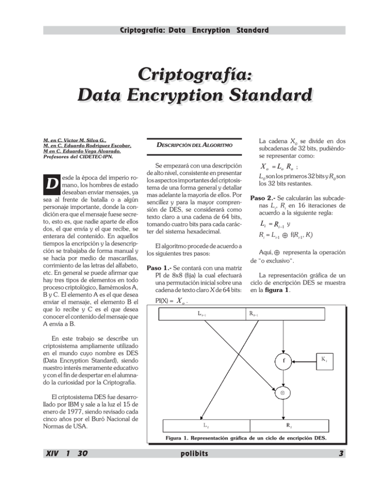 Criptograf A Data Encryption Standard