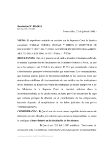 Resolución Nº 492/2016 - Fiscalía General de la Nación