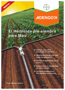 El Herbicida pre-siembra para Maíz