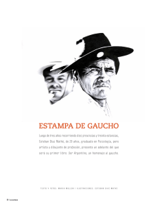 ESTAMPA DE GAUCHO - Esteban Diaz Mathé